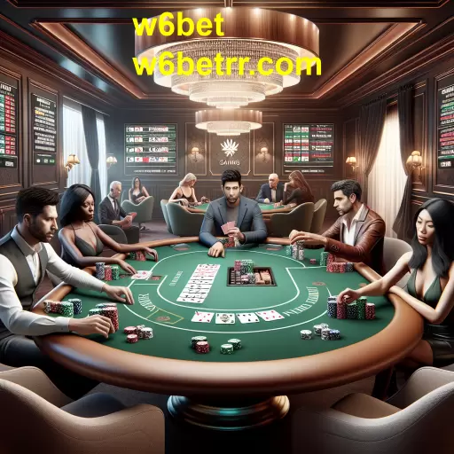 A Emoção do Poker Ao Vivo no w6bet